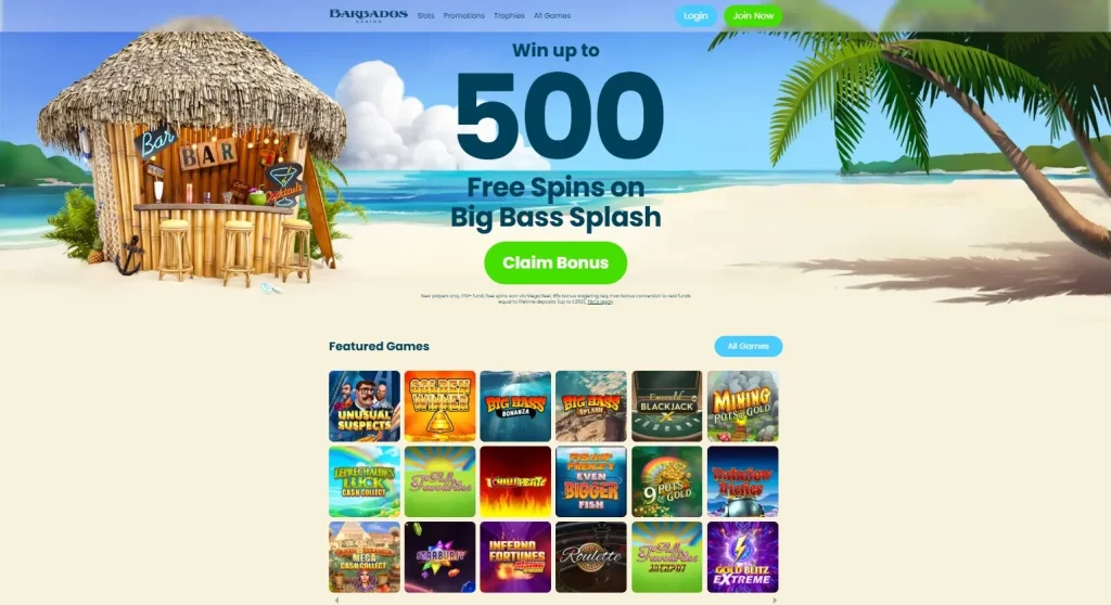 Barbados online casino Screenshot-1