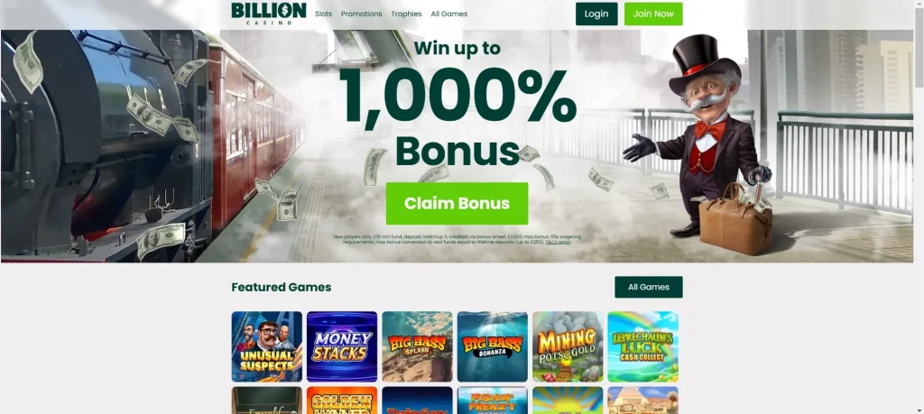 Billion Online Casino-1