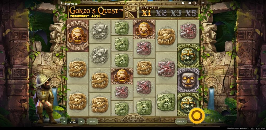 Gonzos Quest Megaways Slot Machine