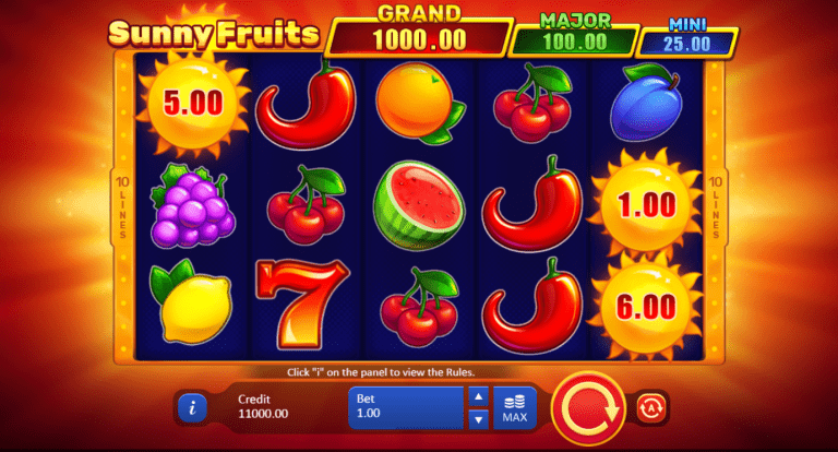 Sunny Fruits Hold And Win Slot Machine Sunny Fruits Hold And Win Slot Machine