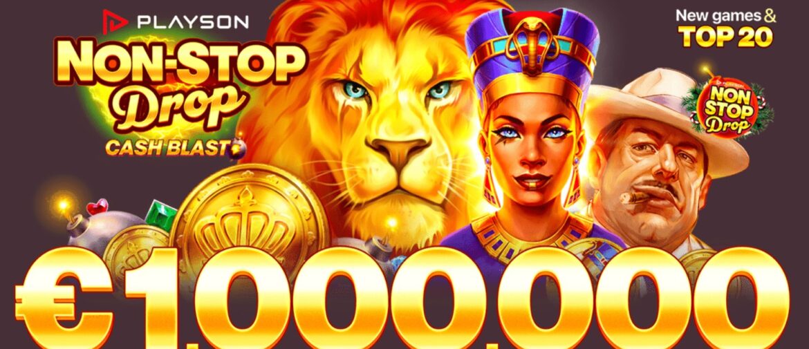 Win €1,000,000 in prizes on exciting Playson slot machines!