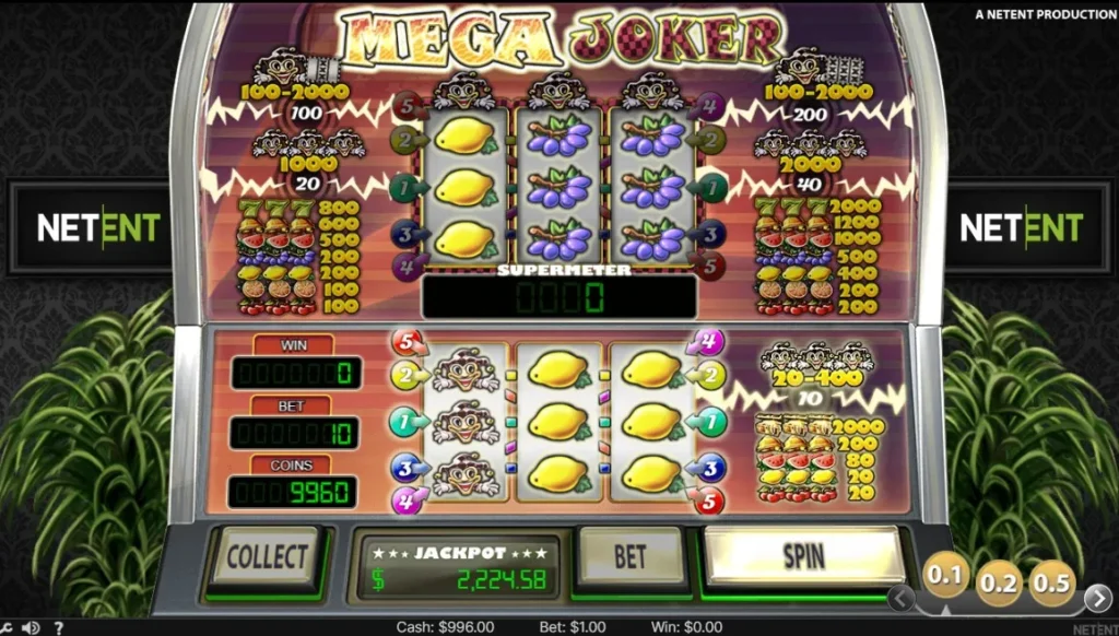 Screenshot of Mega Joker Slot by NeTent_1