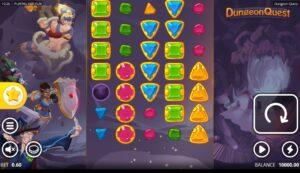 Screenshot of the Dungeon Quest slot by NoLimit City