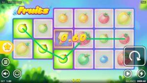 Screenshot of the Fruits slot by NoLimit City