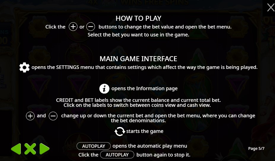 Screenshot of the Gates of Olympus Xmas 1000 slot by Pragmatic Play instructions-5